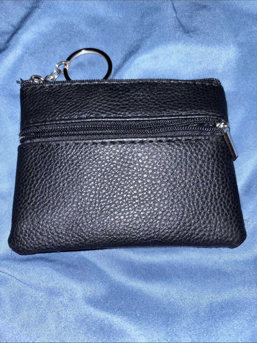 Embellished Floral Accent Zip Pouch - 3x4 - Picture 3 of 5